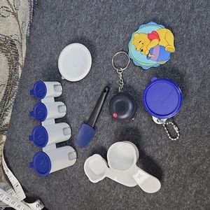 Tupperware Minatures, Keychains and Magnets Lot of 7